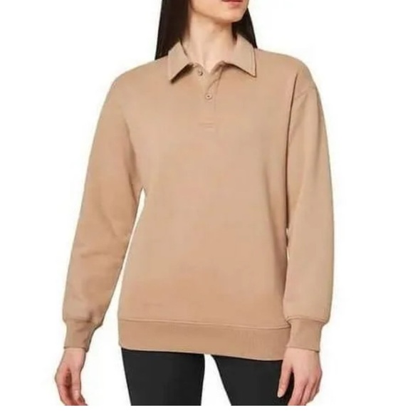 Mondetta Ladies' Collared Fleece Pullover Top Women's Sweater Size: S - Picture 1 of 8